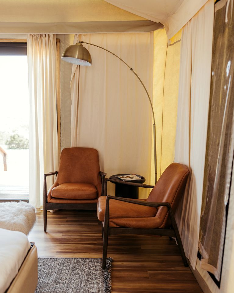 Beautiful Tent Surrounded by Trees in Fredericksburg, Texas