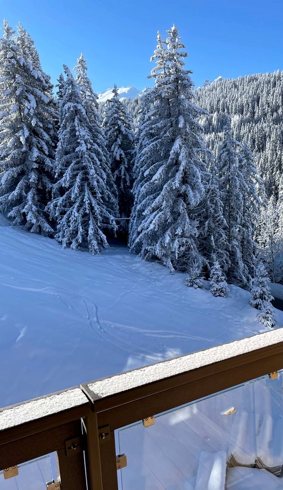 Cozy Luxury Penthouse with Panoramic Terrace Near Ski Lifts in Courchevel Moriond, France