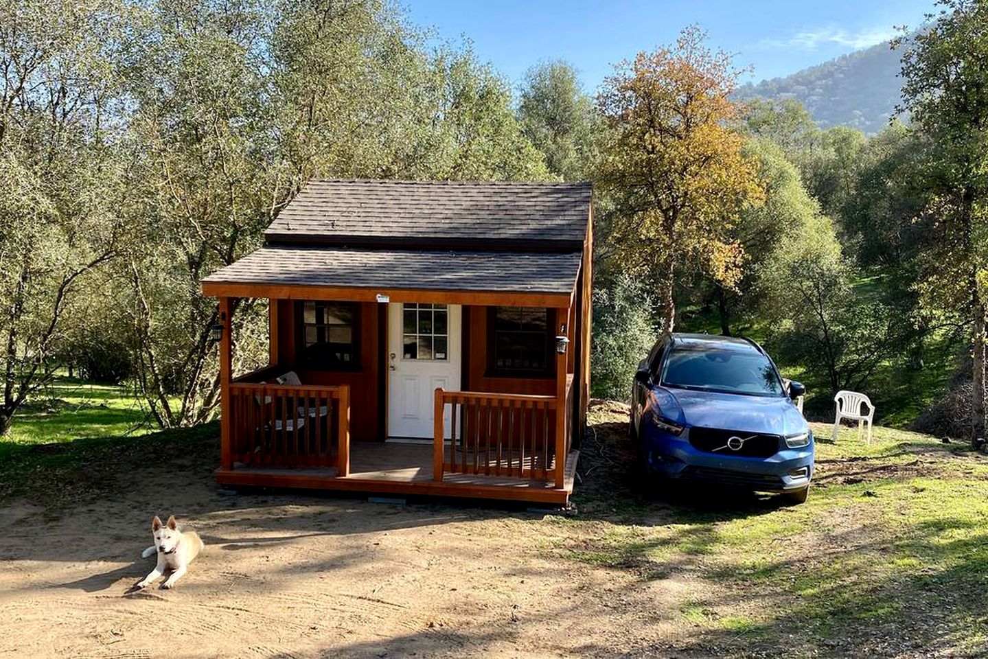 Cozy Tiny House on a 72-Acre Animal Sanctuary in Squaw Valley, California