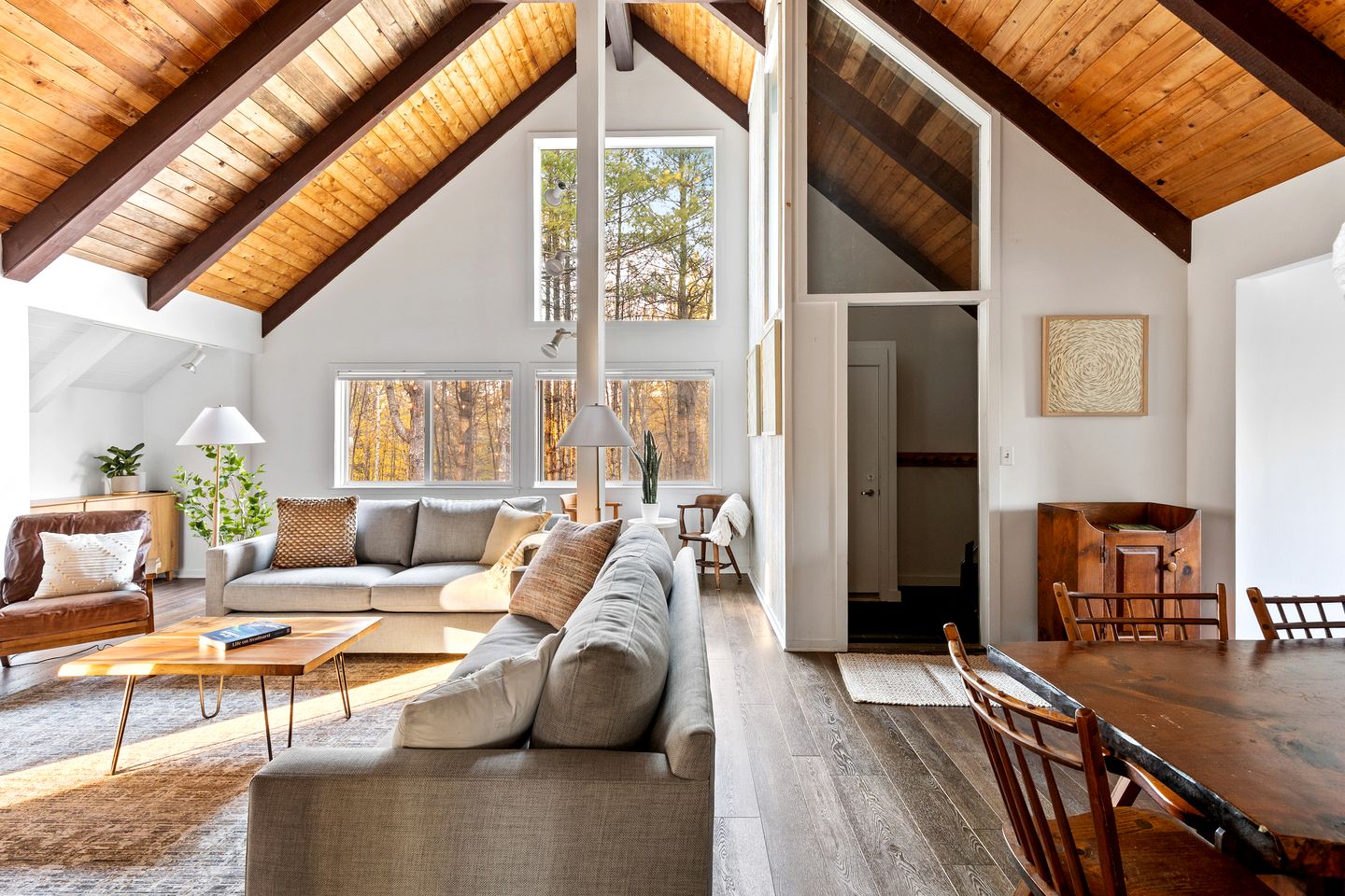 Cozy A-Frame Cabin with Hot Tub & Sauna near Stratton Mountain, Vermont