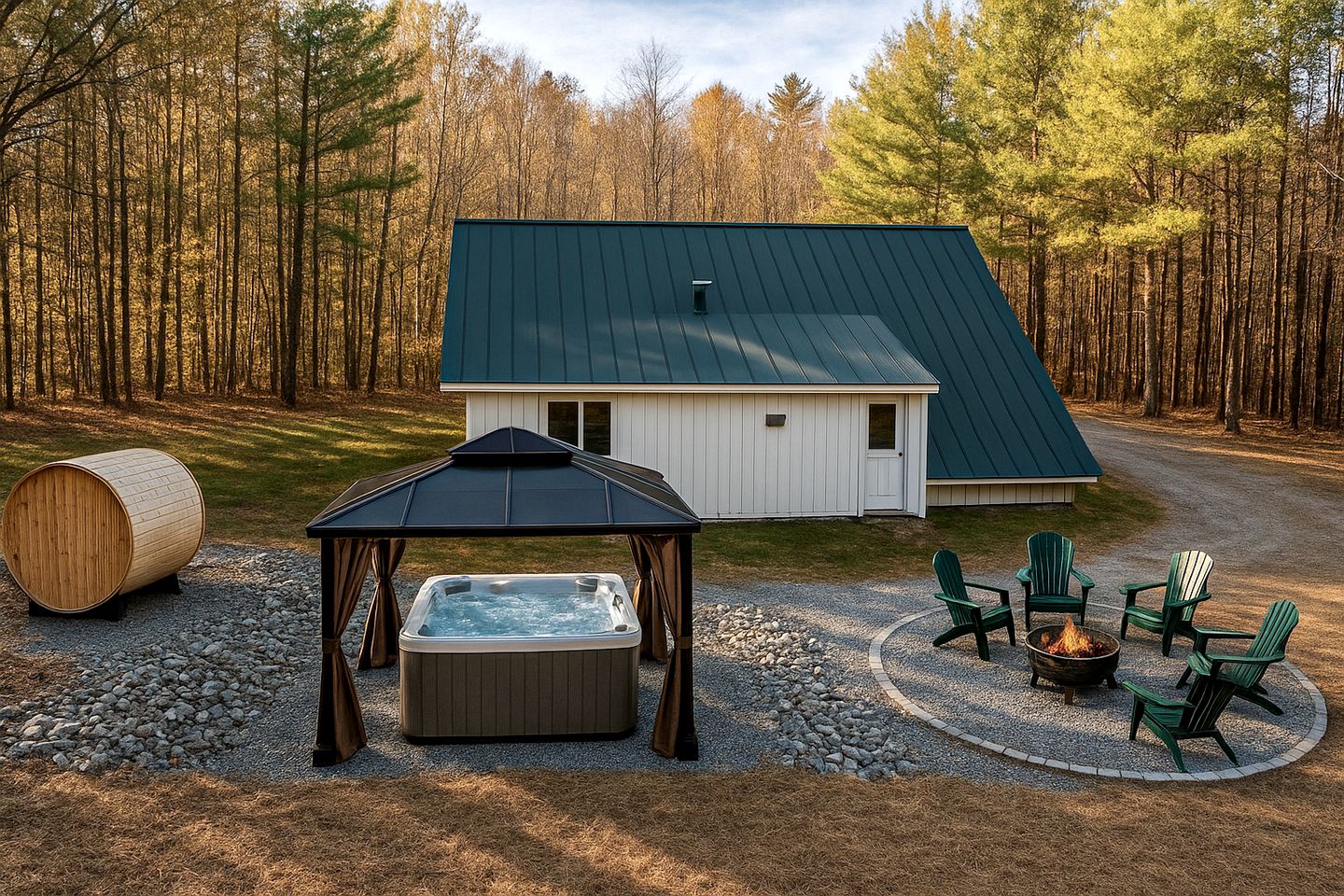 Cozy A-Frame Cabin with Hot Tub & Sauna near Stratton Mountain, Vermont