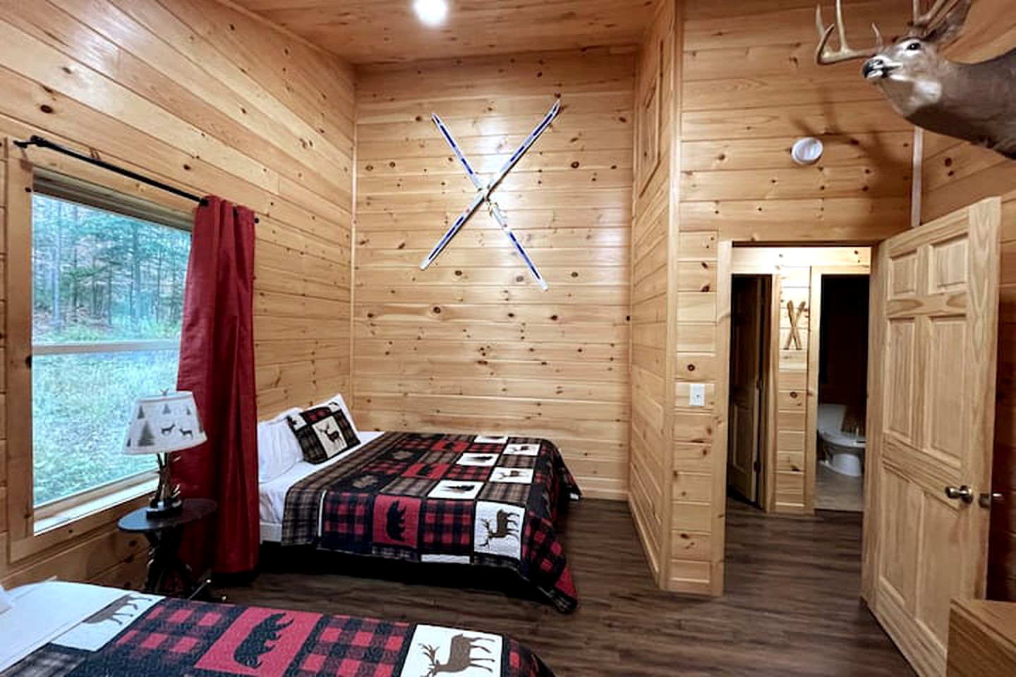 Cozy Adirondack Cabin Nestled in the Forest Only Footsteps Away From Big Moose Lake, New York