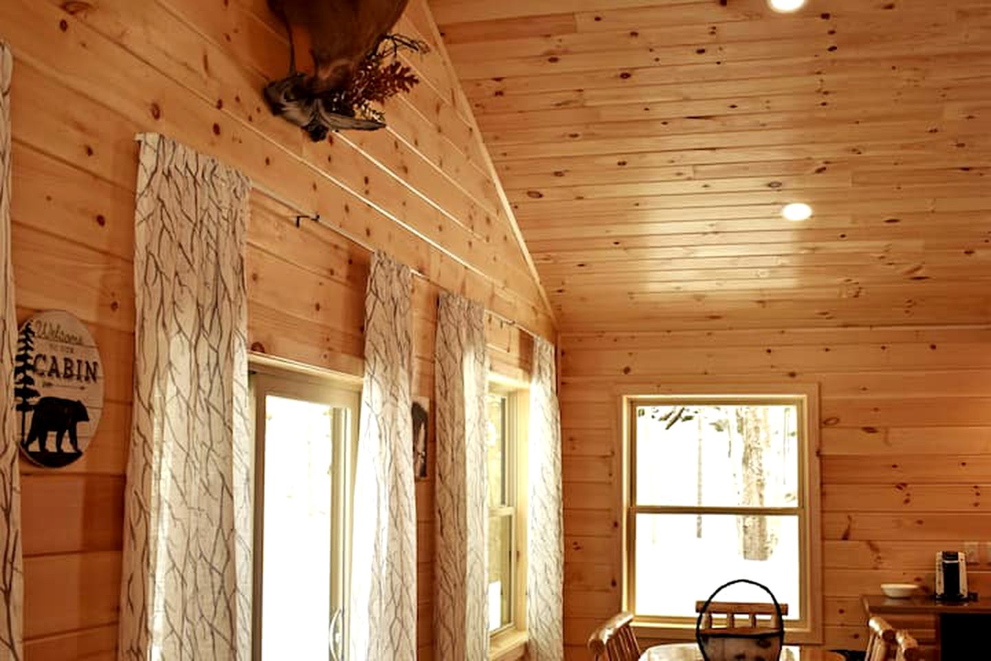 Cozy Adirondack Cabin Nestled in the Forest Only Footsteps Away From Big Moose Lake, New York