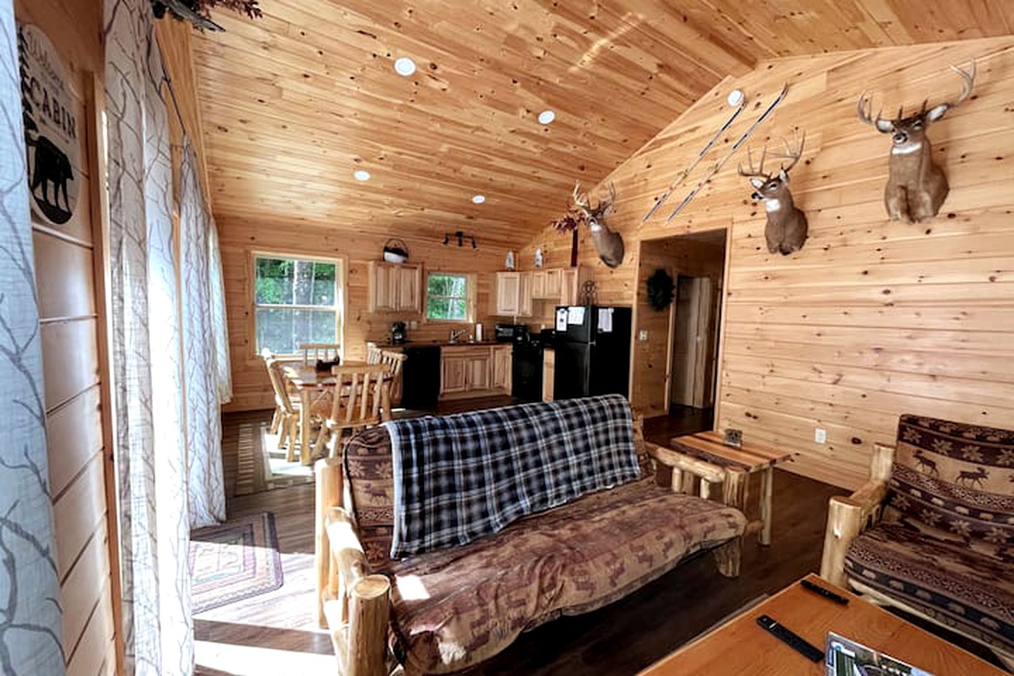 Cozy Adirondack Cabin Nestled in the Forest Only Footsteps Away From Big Moose Lake, New York