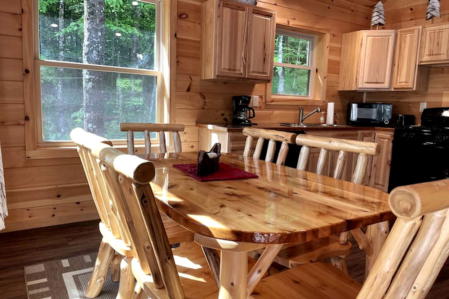 Cozy Adirondack Cabin Nestled in the Forest Only Footsteps Away From Big Moose Lake, New York