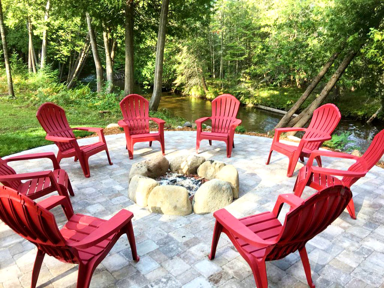 Cozy and Spacious Log Cabin Rental near Burt Lake State Park in Michigan