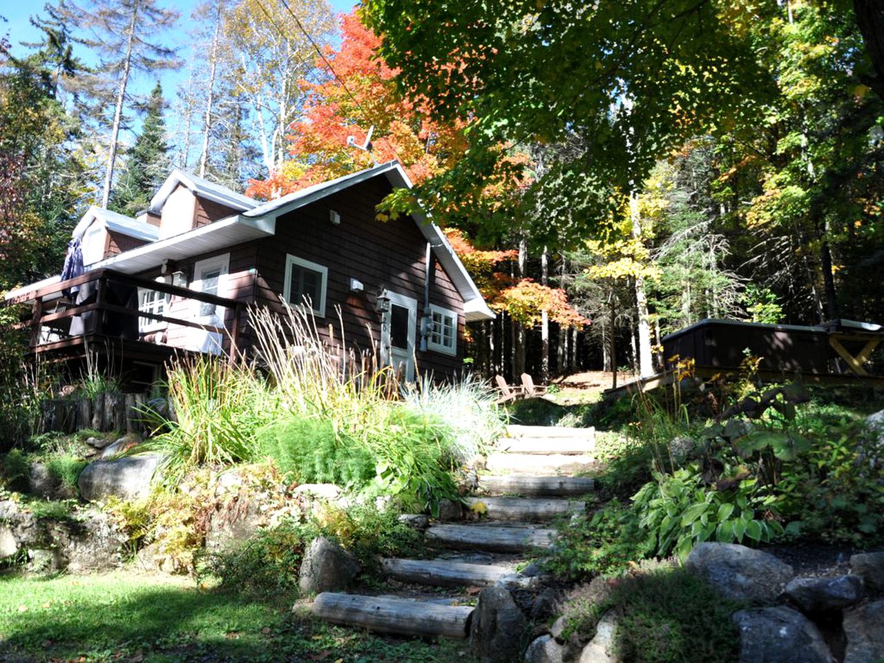Secluded Cabin Rental near MorinHeights, Quebec