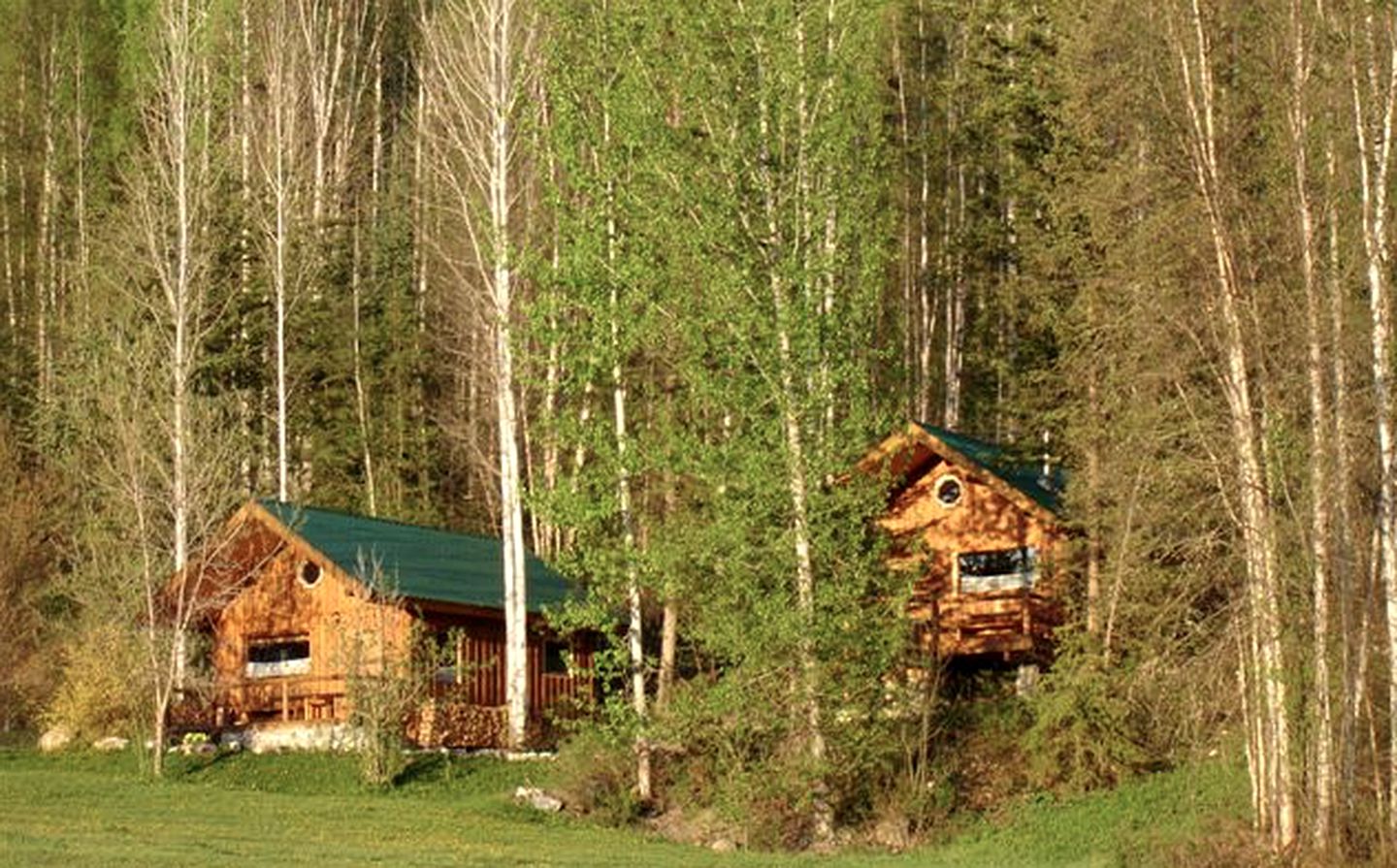 Cozy Cabins Surrounded by Canadian Wilderness, British Columbia
