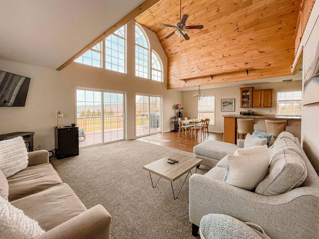 Serene Getaway on Private Land with Panoramic Views in Walton, New York