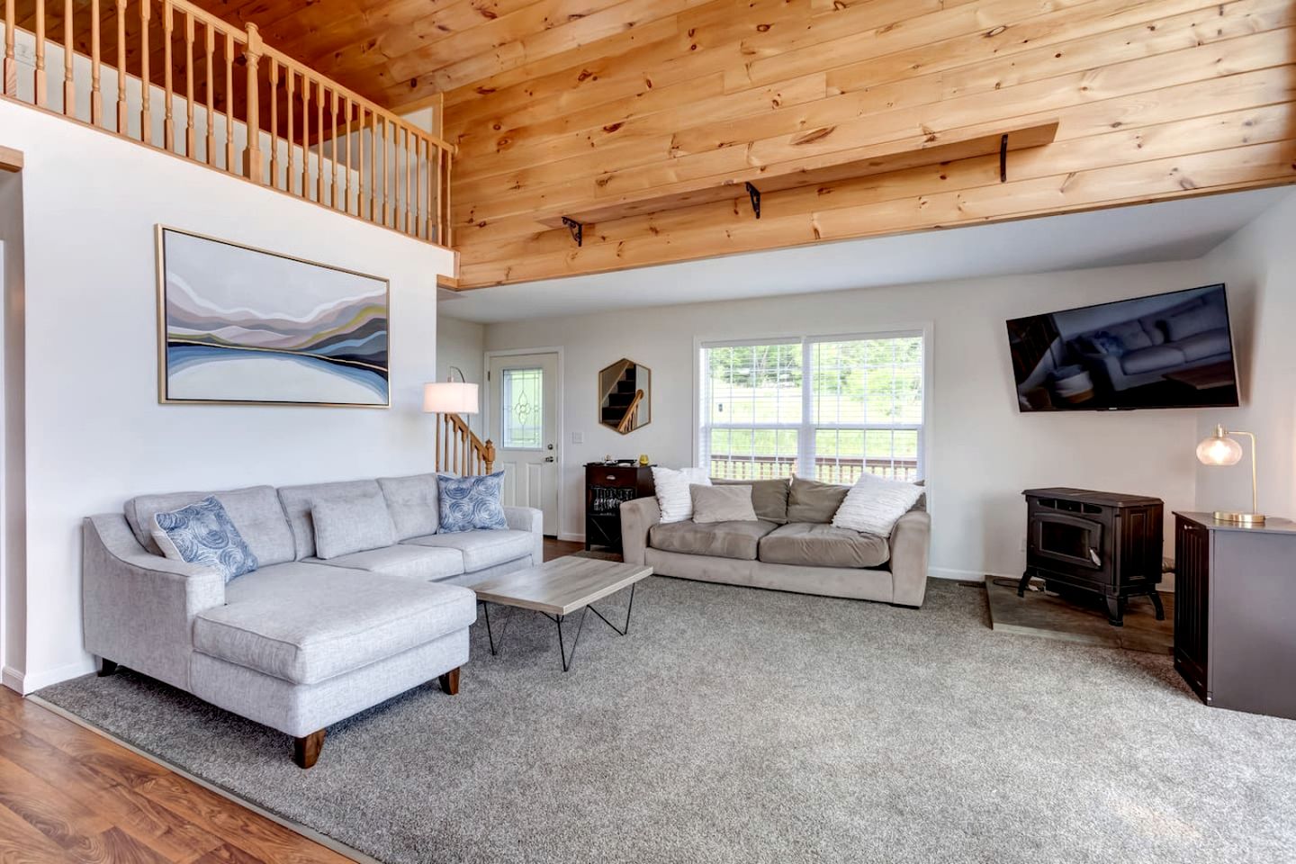 Serene Getaway on Private Land with Panoramic Views in Walton, New York