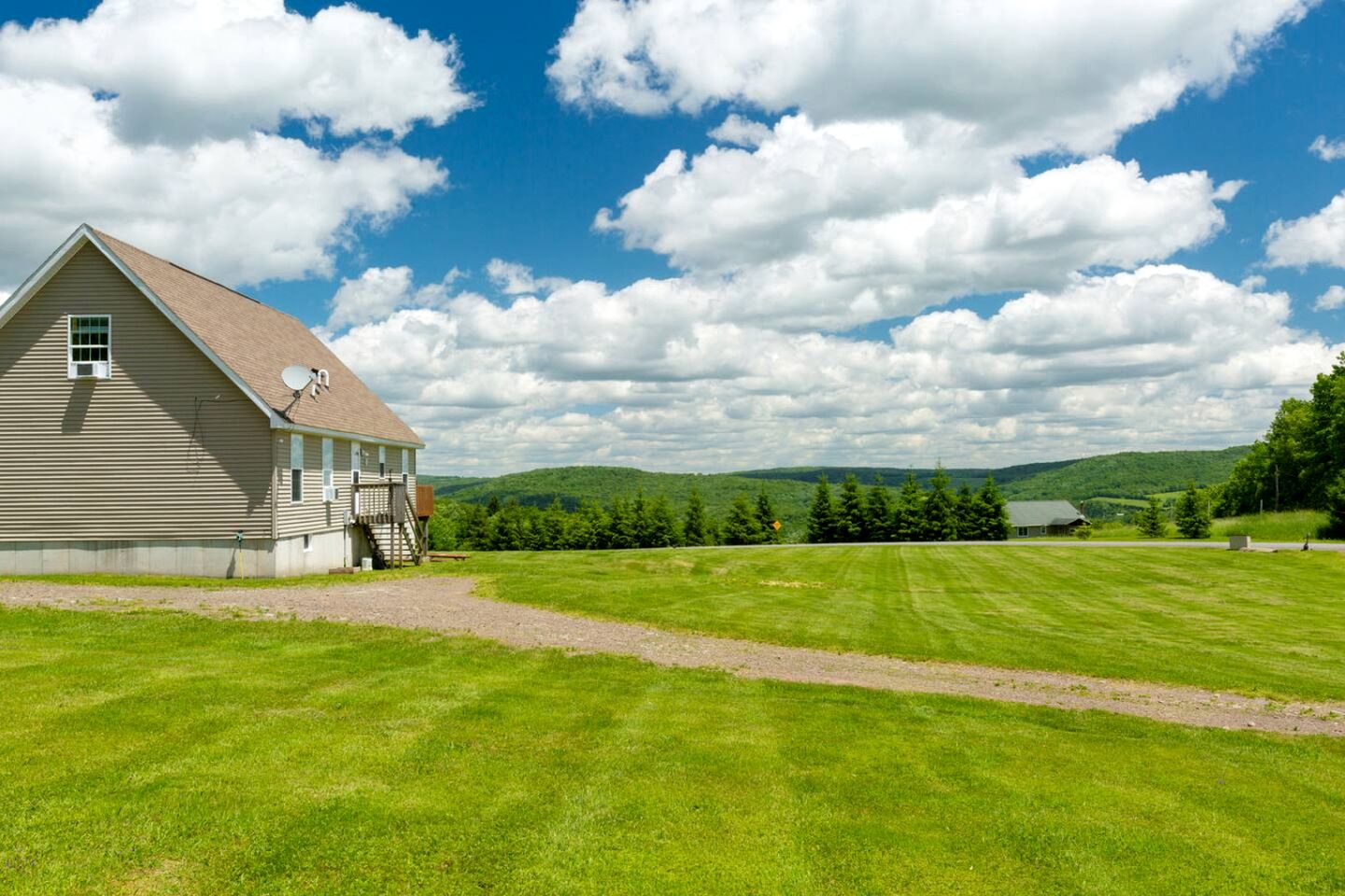 Serene Getaway on Private Land with Panoramic Views in Walton, New York