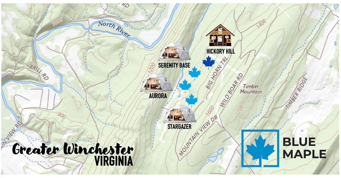Luxury Glamping Domes & Chalet with Hot Tubs and Mountain Views in Augusta, WV
