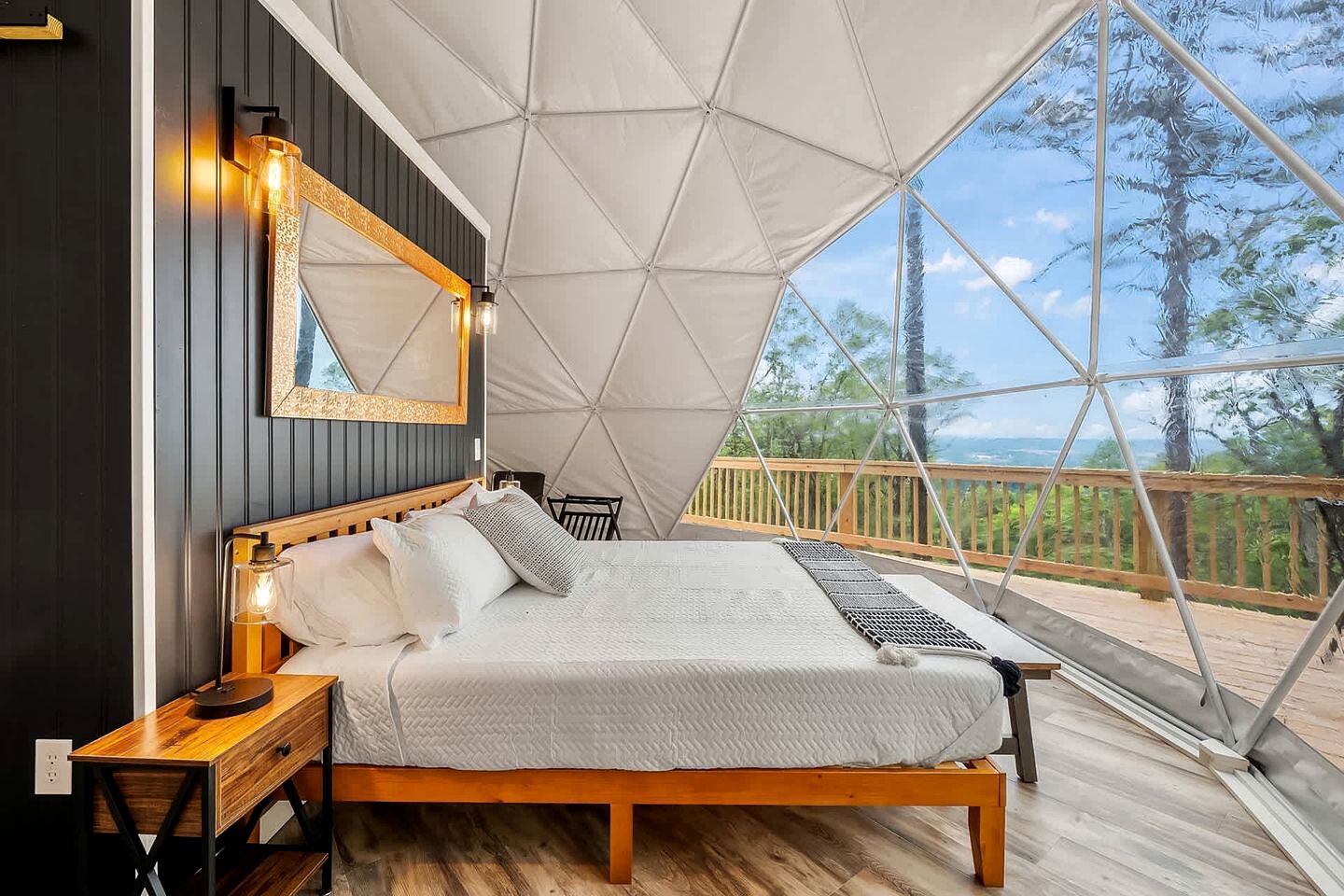 Luxury Glamping Domes & Chalet with Hot Tubs and Mountain Views in Augusta, WV