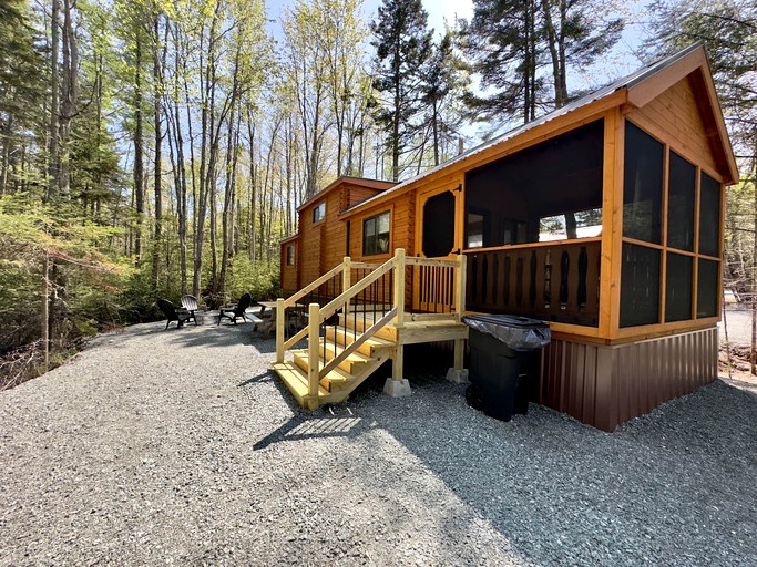 Incredible Wooden Cabin with Fire Pit and Stunning Views in Steuben, Maine