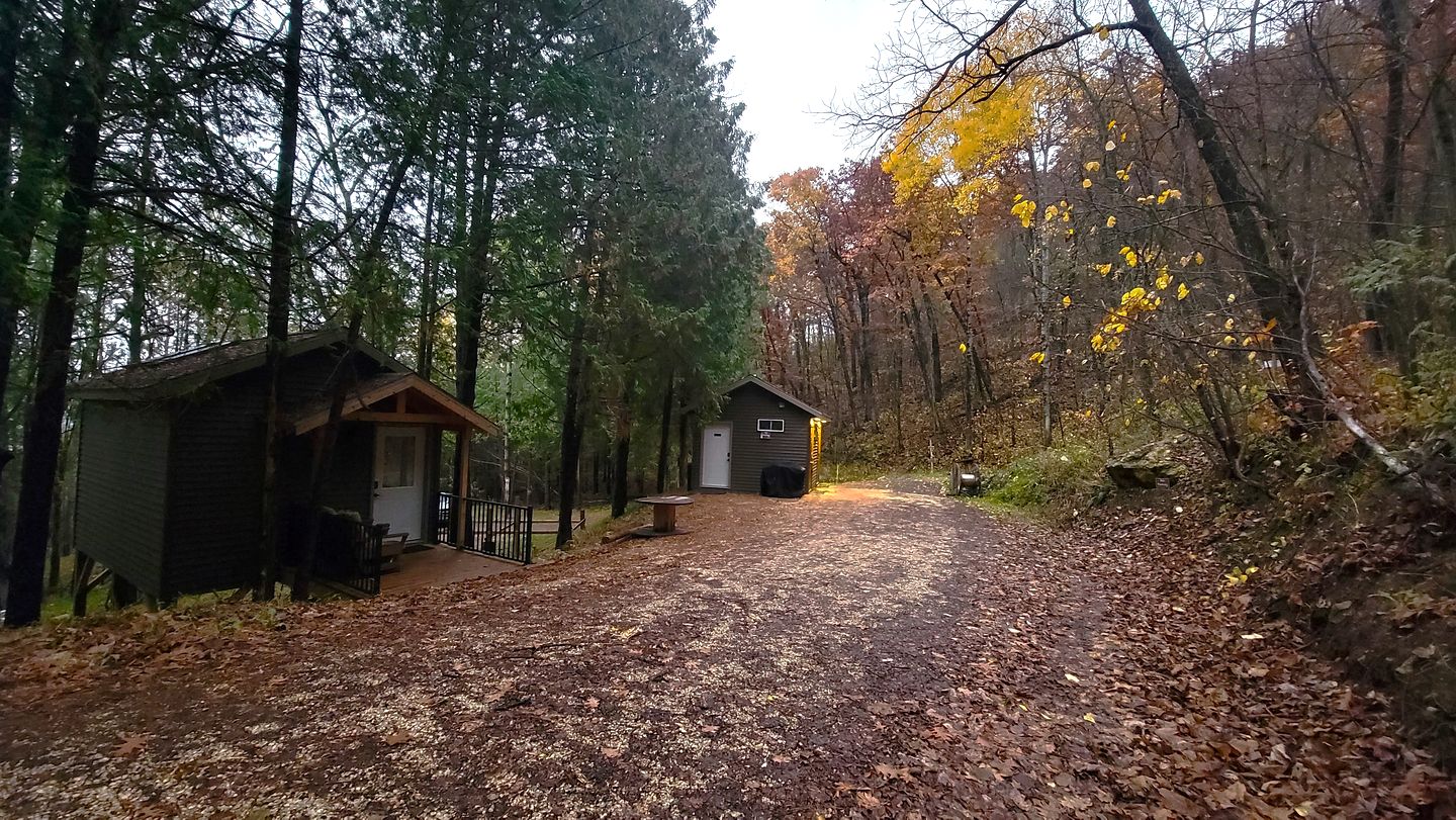 Cozy Up in this Cute Cabin Treehouse with Views of the Bluff Woodlands, Minnesota