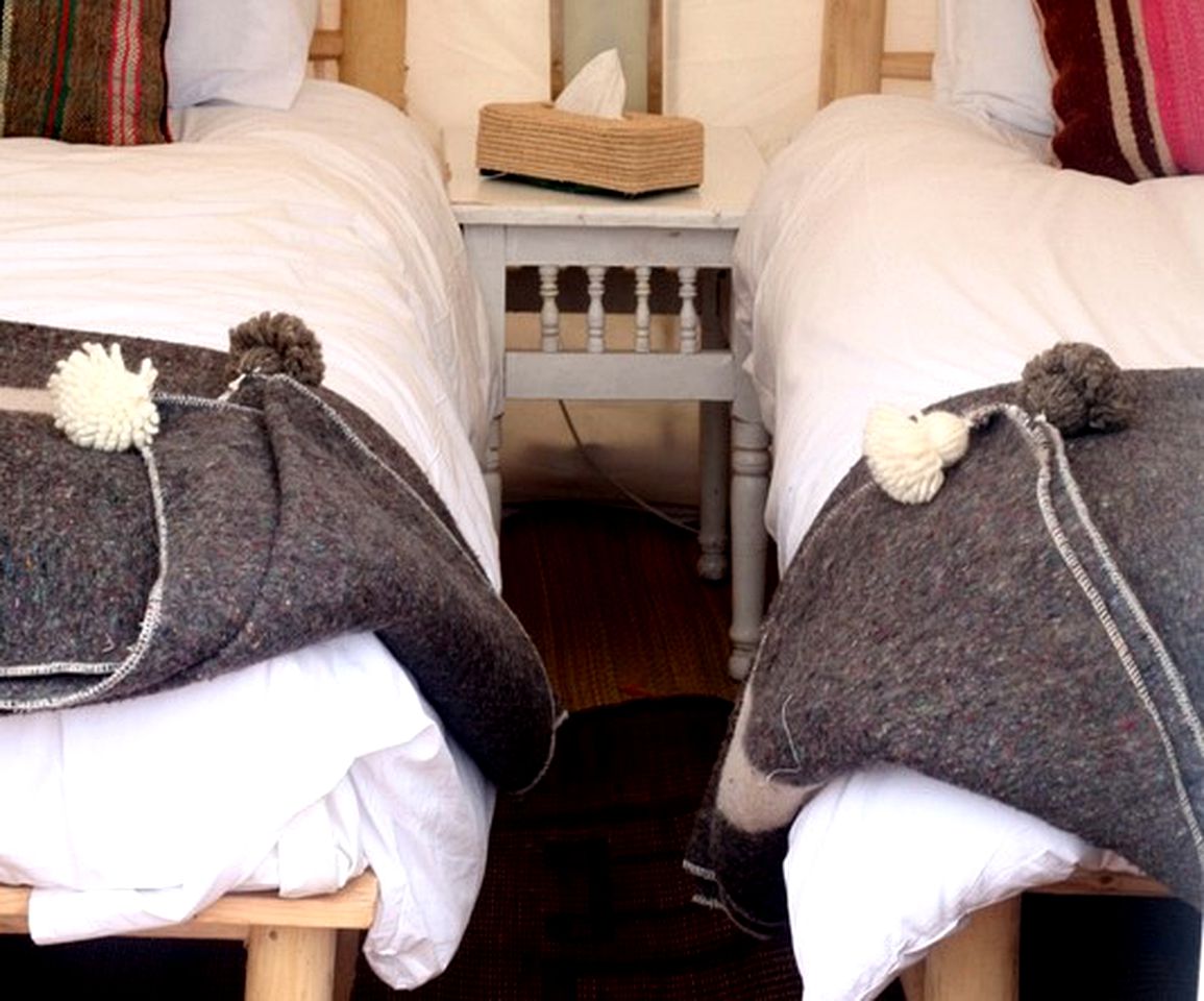 Cozy Eco-Tents on Remote Beach or in the Sahara Desert, Morocco