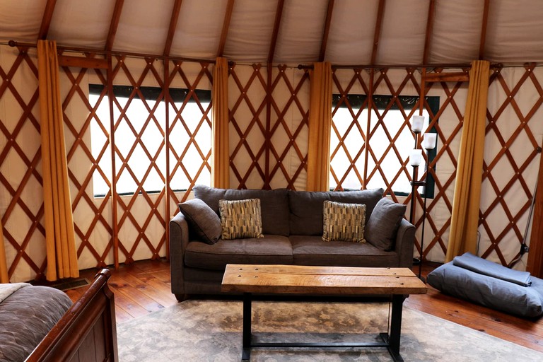 Yurts (United States of America, Bryson City, North Carolina)