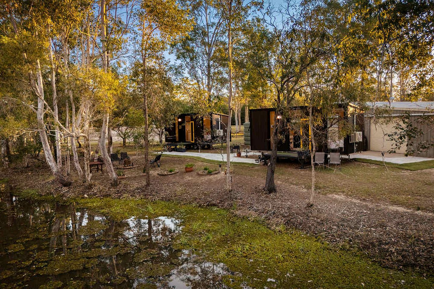 Cozy Farmstay Tiny House with Wildlife Encounters and Pool Near Bundaberg, QLD