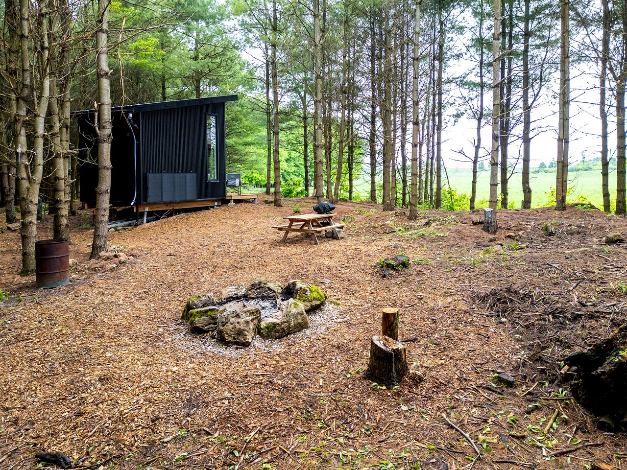 Cozy Getaways in Canada, in this Charming Tiny House with Fire Pit in Ontario