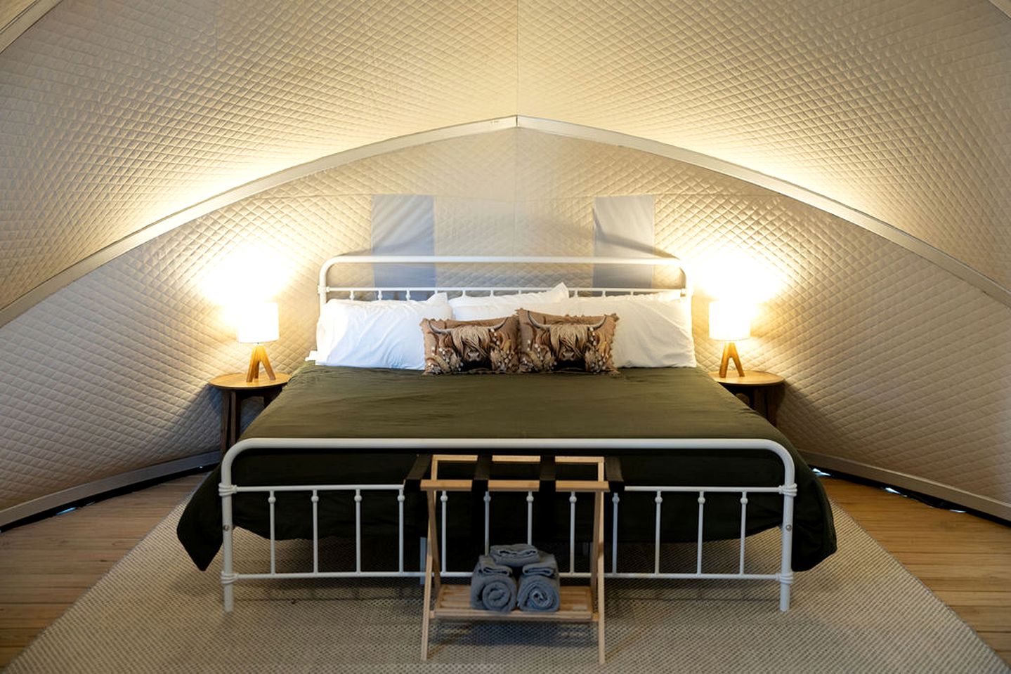 Cozy Glamping Tent with Heritage Orchard & Farm Animals near Mountainair in Torreon, New Mexico