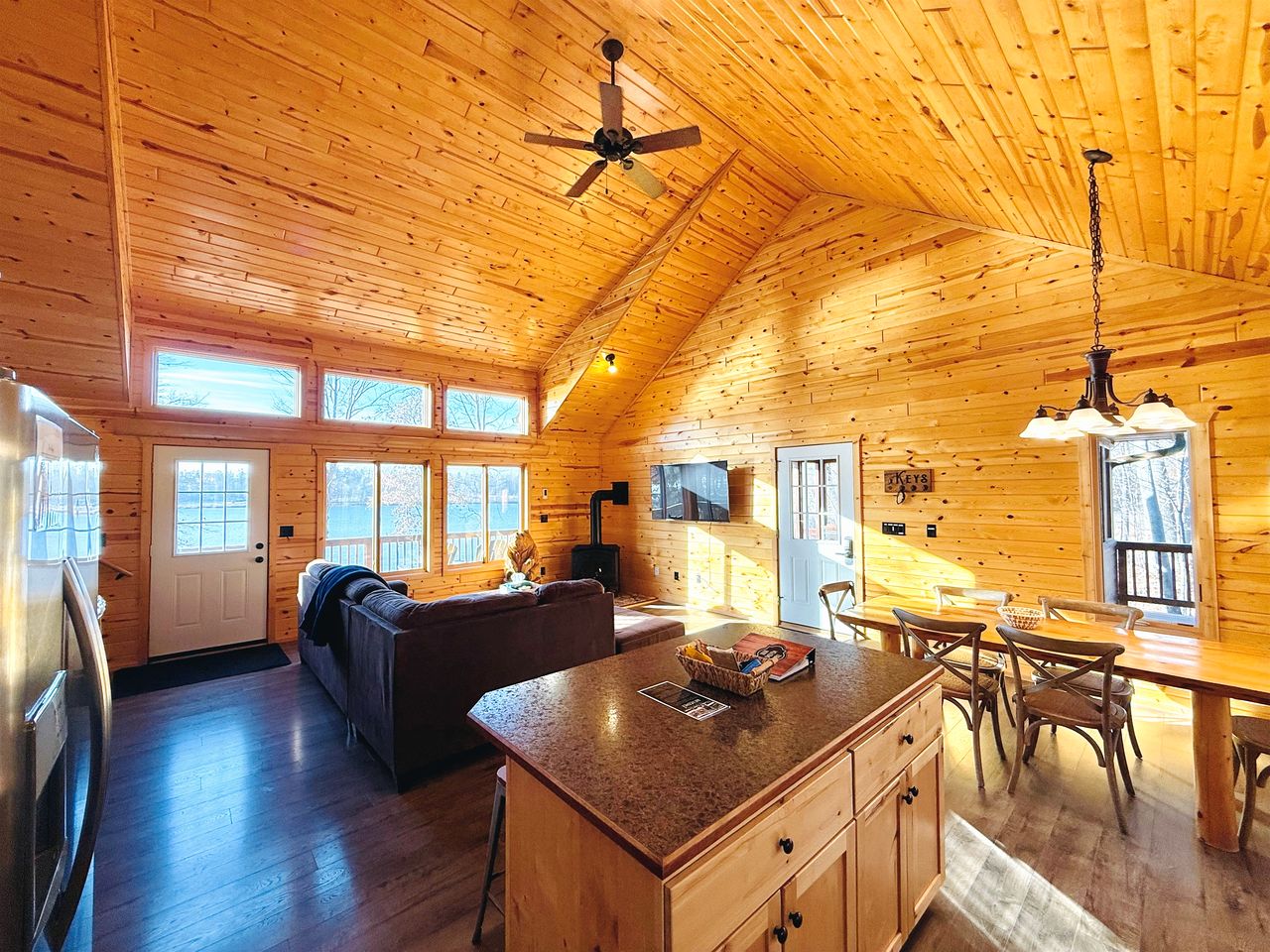 Cozy Lakefront Retreat with Game Room, Outdoor Living and Dock in Wisconsin