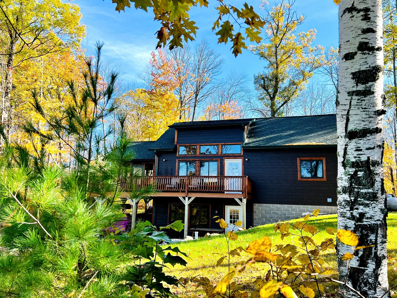 Cozy Lakefront Retreat with Game Room, Outdoor Living and Dock in Wisconsin