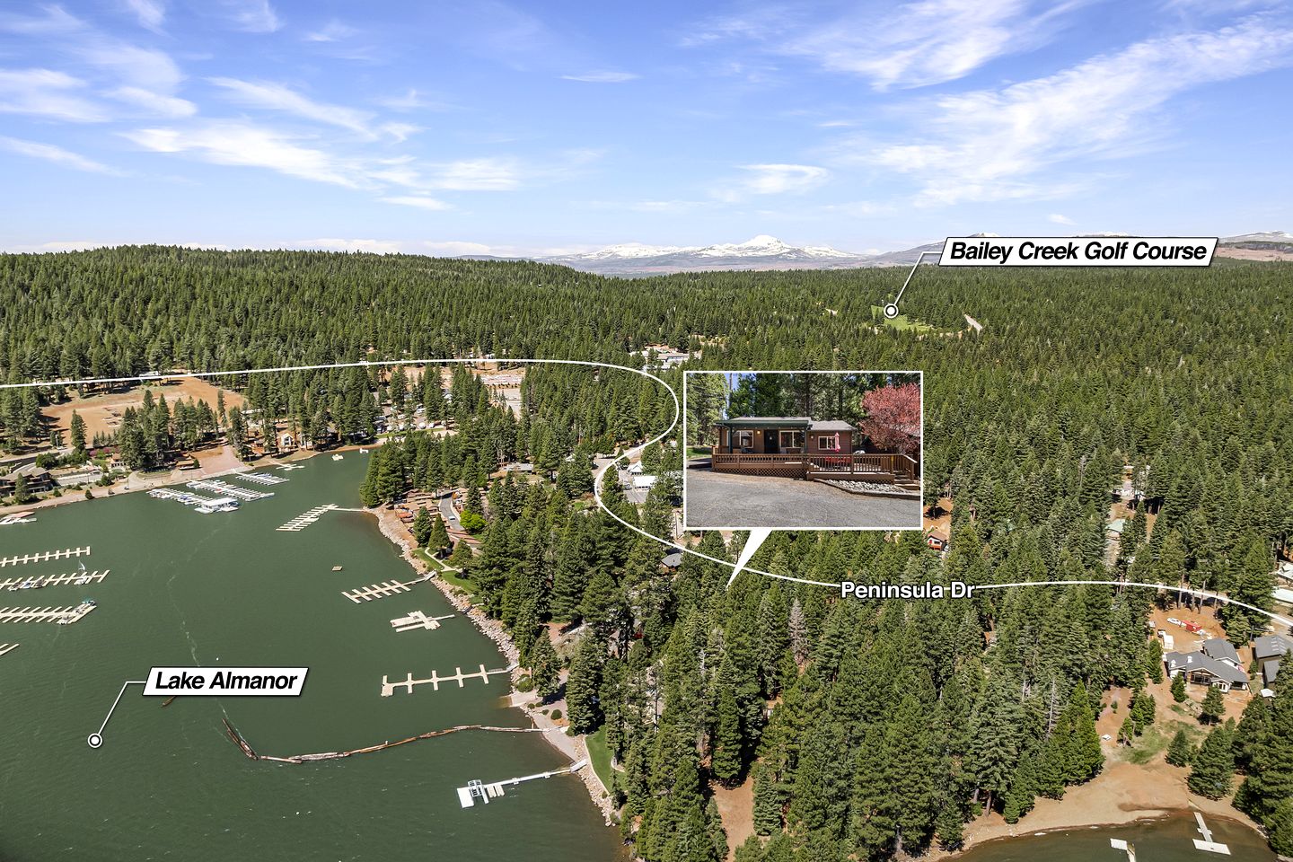 Cozy Lakeside Cabin, Steps from Lake Almanor and Close to Lassen Volcanic National Park in California