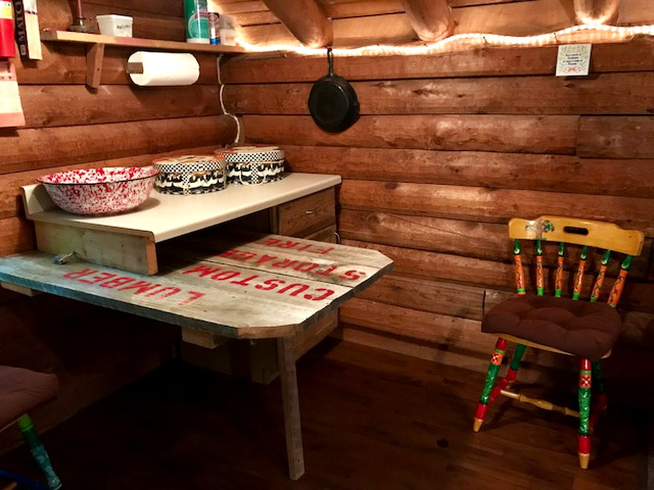 Cozy Log Cabin Rental for Two near the Wolf River in Elton, Wisconsin