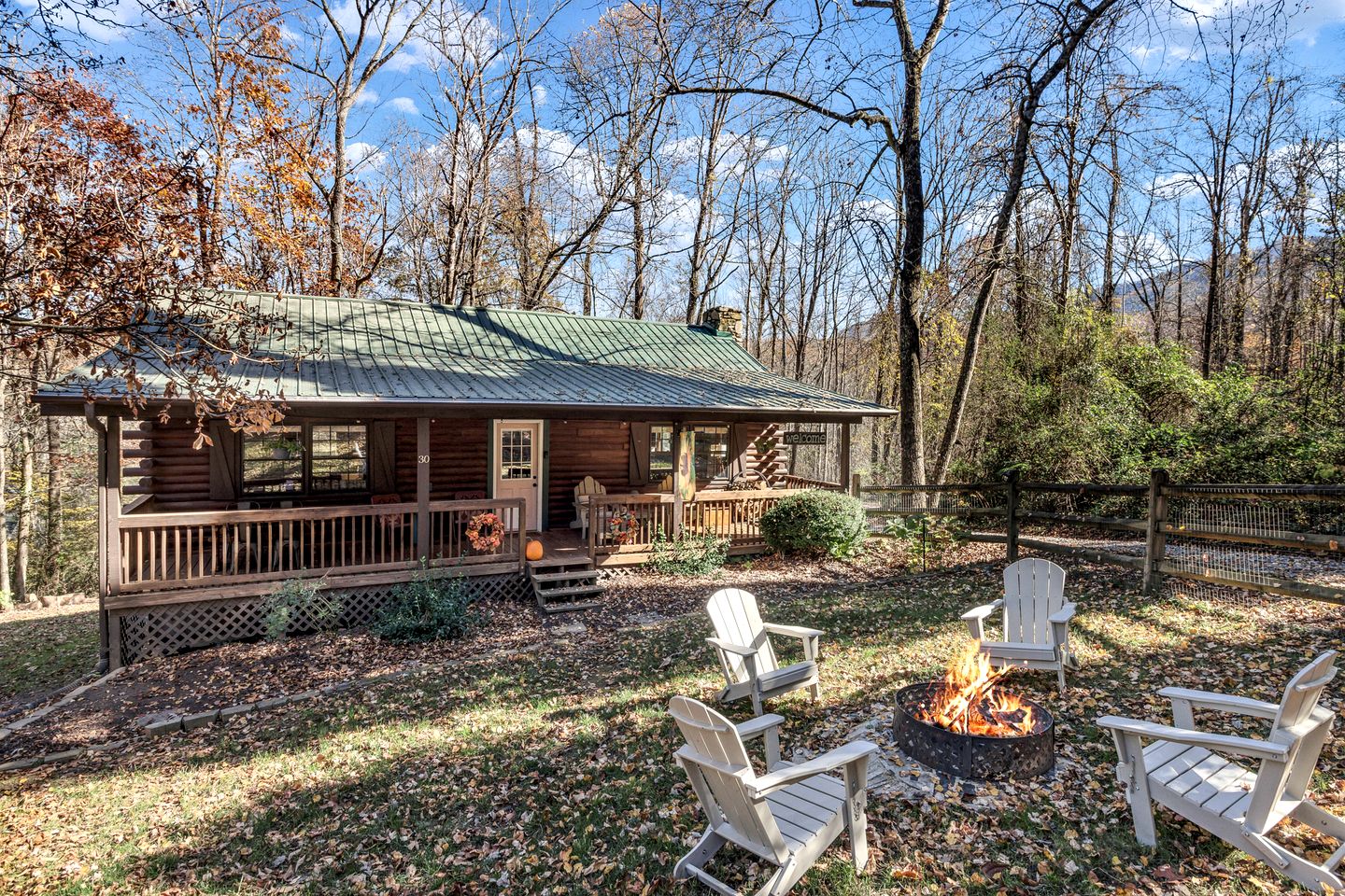 Cozy Mountain Cabin with Fire Pit and Forest Views near Downtown Black Mountain, NC