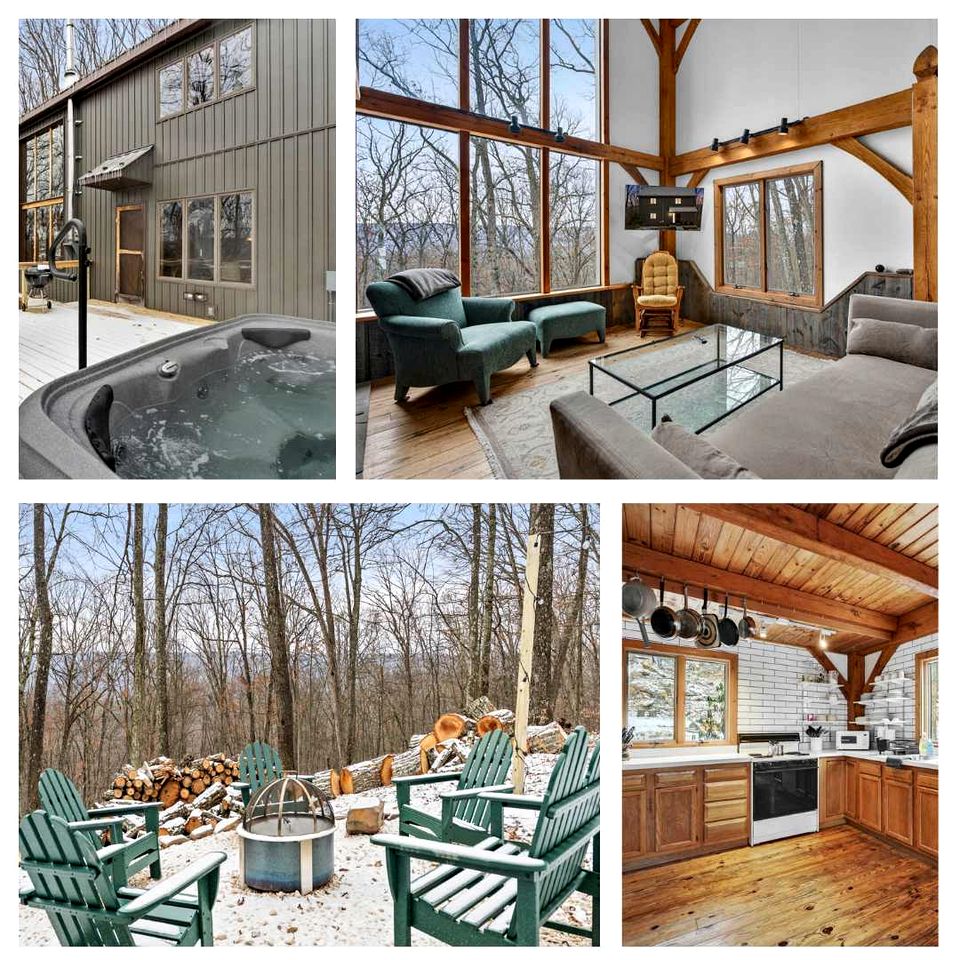 Charming Post-and-Beam Mountain Cabin with Hot Tub Near Berkeley Springs | Great Cacapon, WV