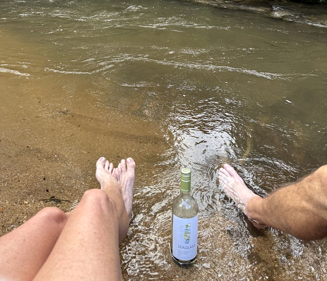 Cool A-Frame on Creek in Purlear, North Carolina