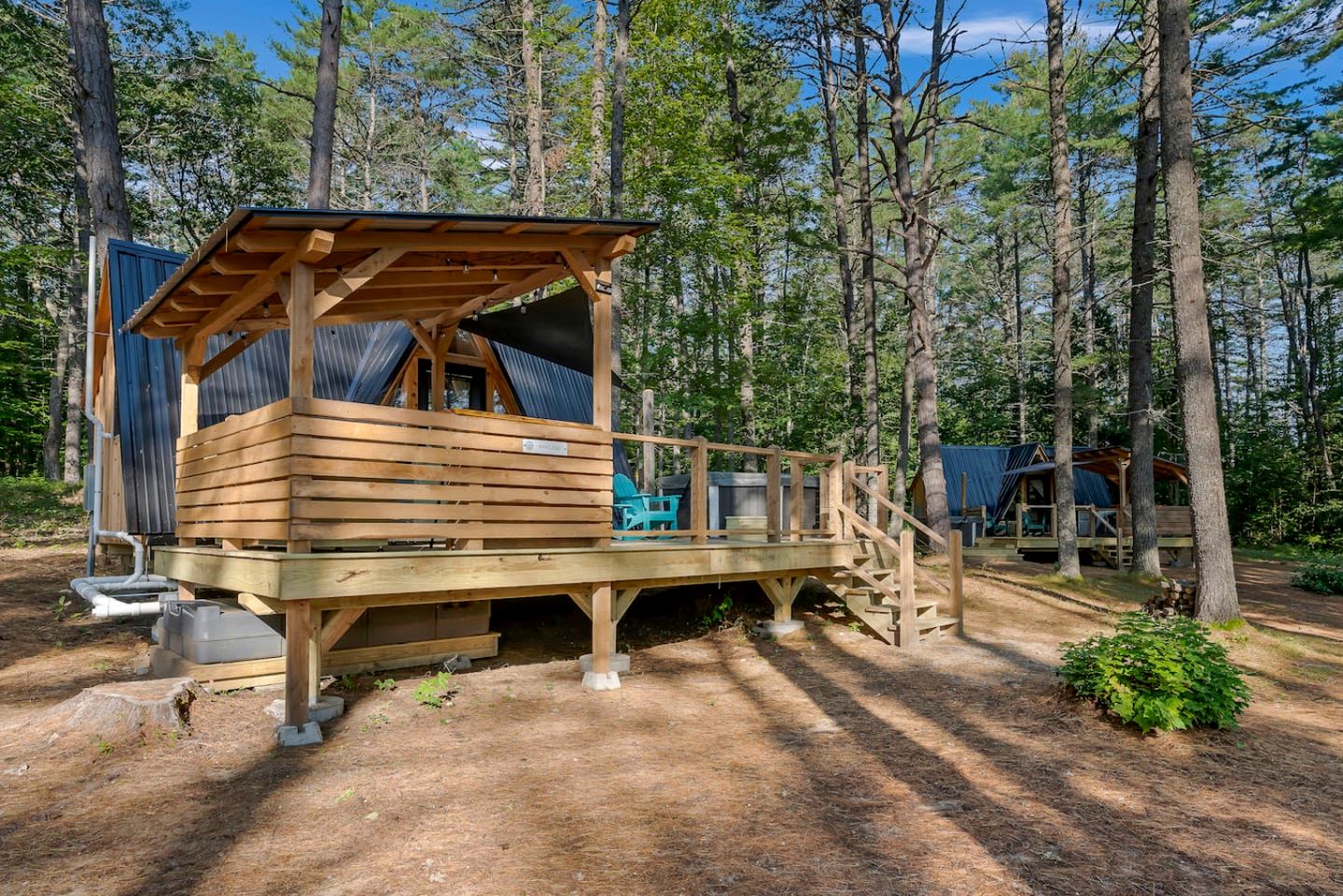 Cozy Romantic A-Frame Escape with Hot Tub in Oxford, Maine