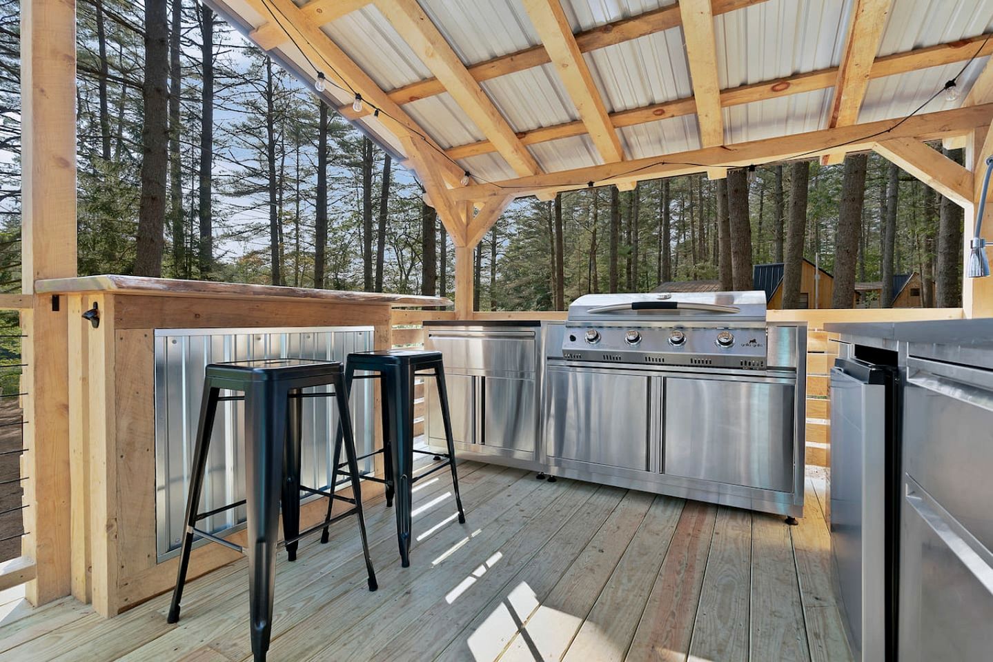 Cozy Romantic A-Frame Escape with Hot Tub in Oxford, Maine