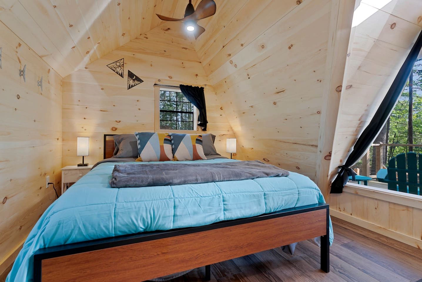 Cozy Romantic A-Frame Escape with Hot Tub in Oxford, Maine