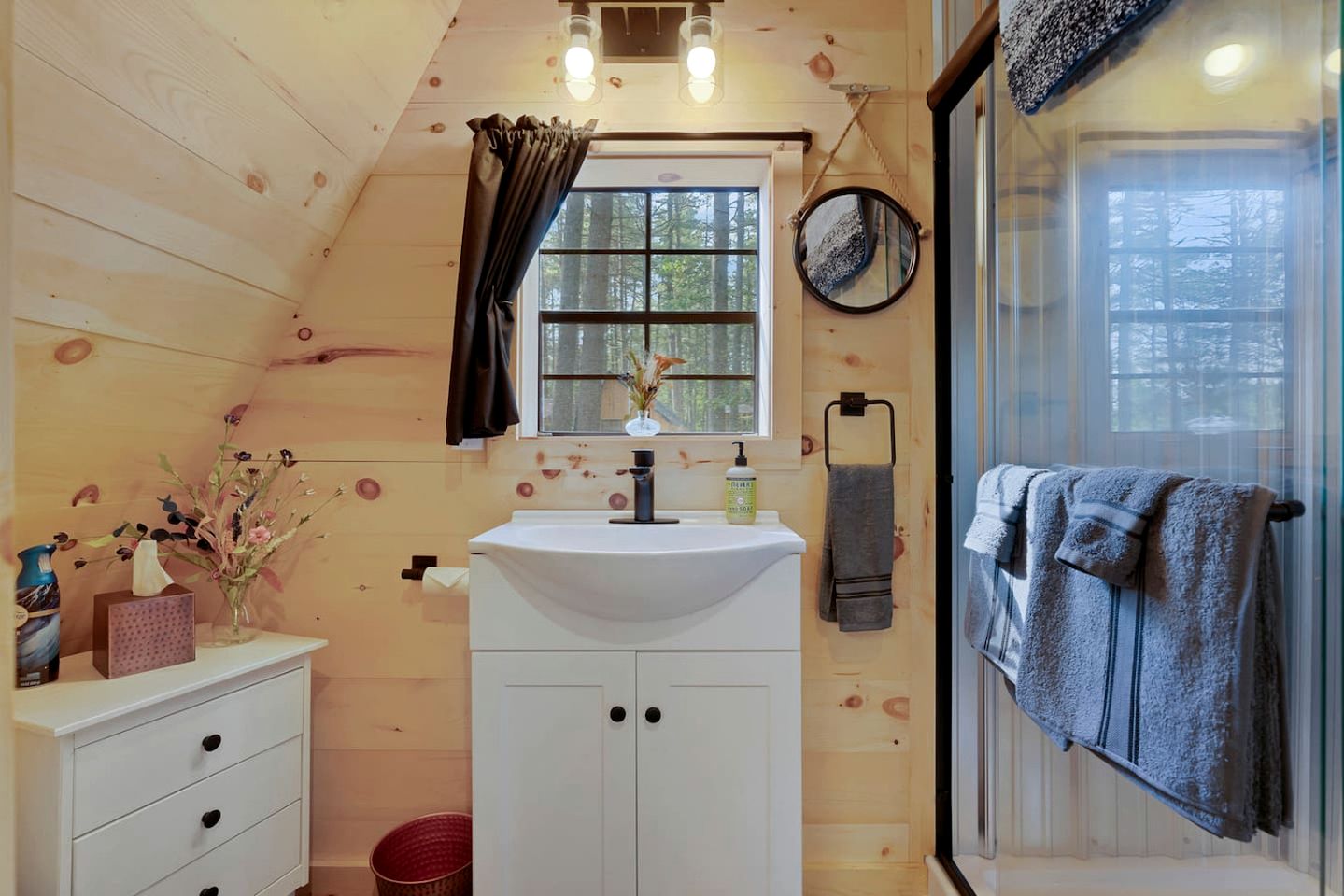 Cozy Romantic A-Frame Escape with Hot Tub in Oxford, Maine