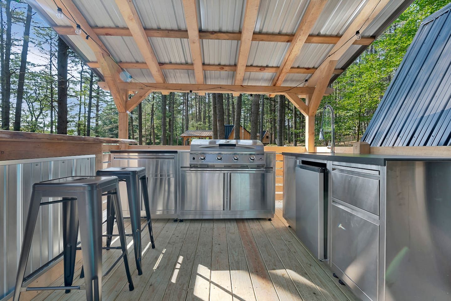 Cozy Romantic A-Frame Escape with Hot Tub in Oxford, Maine