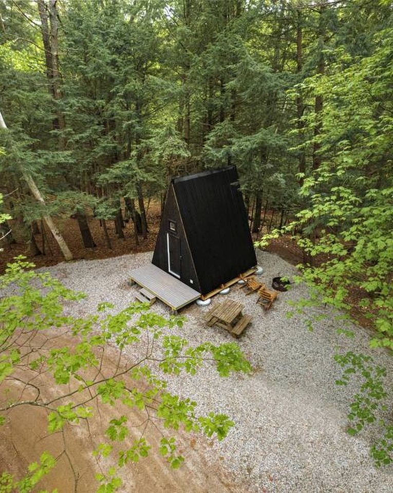 Secluded A-Frame Ideal for Special Getaways in Freeport, Maine