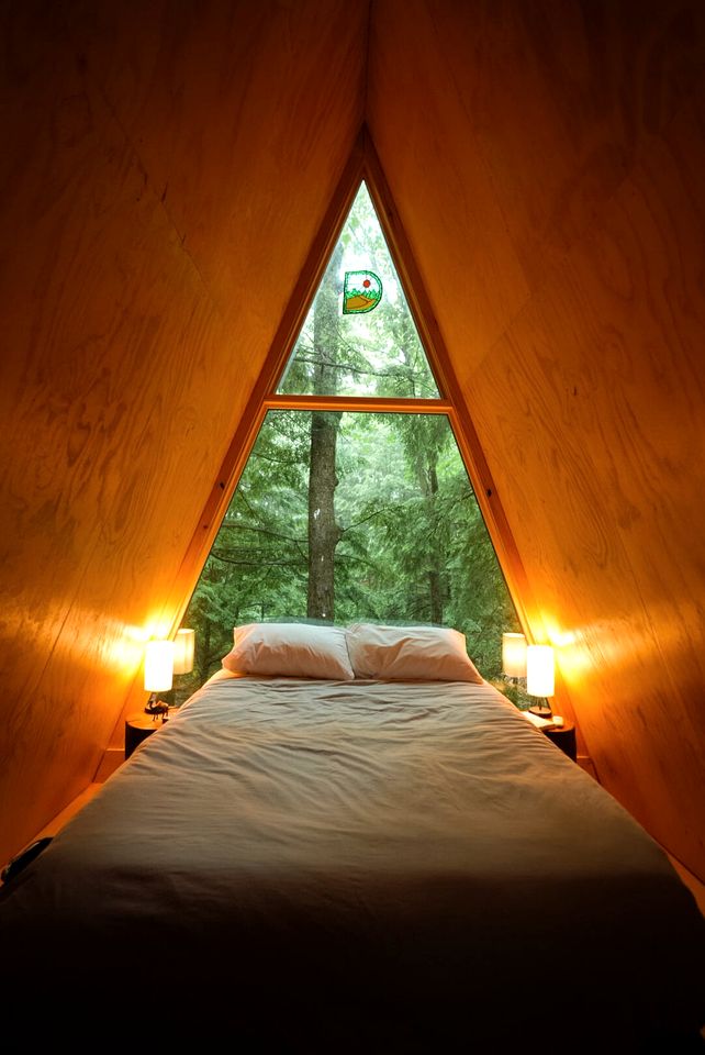 Secluded A-Frame Ideal for Special Getaways in Freeport, Maine