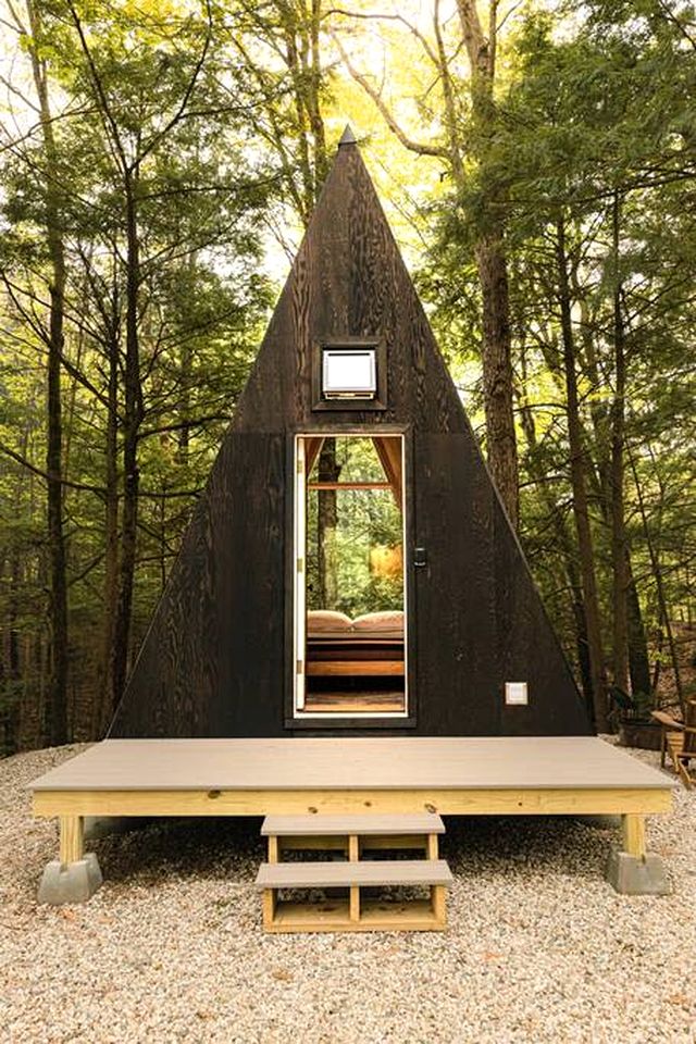 Secluded A-Frame Ideal for Special Getaways in Freeport, Maine