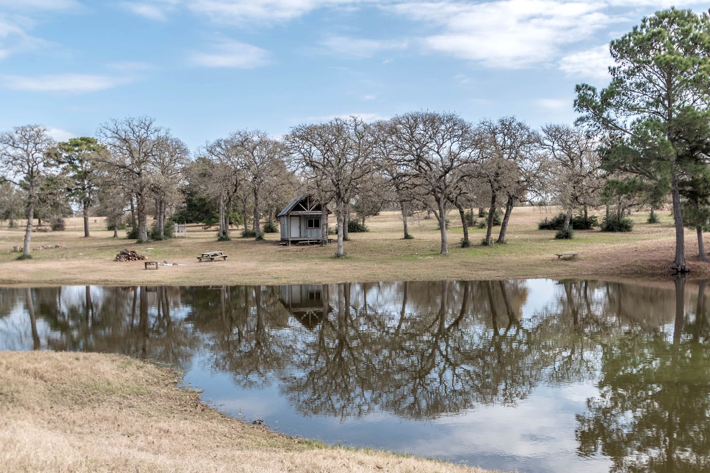 Cozy Rustic Cabin Rental on Private Ranch for Weekend Getaway from Austin