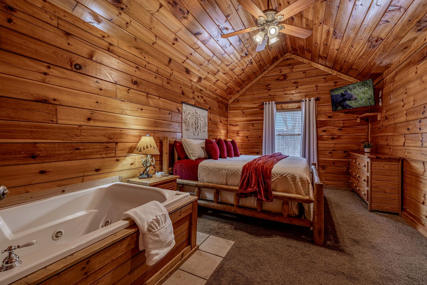 Cozy Rustic Cabin for a Smoky Mountain Getaway in Pigeon Forge, Tennessee