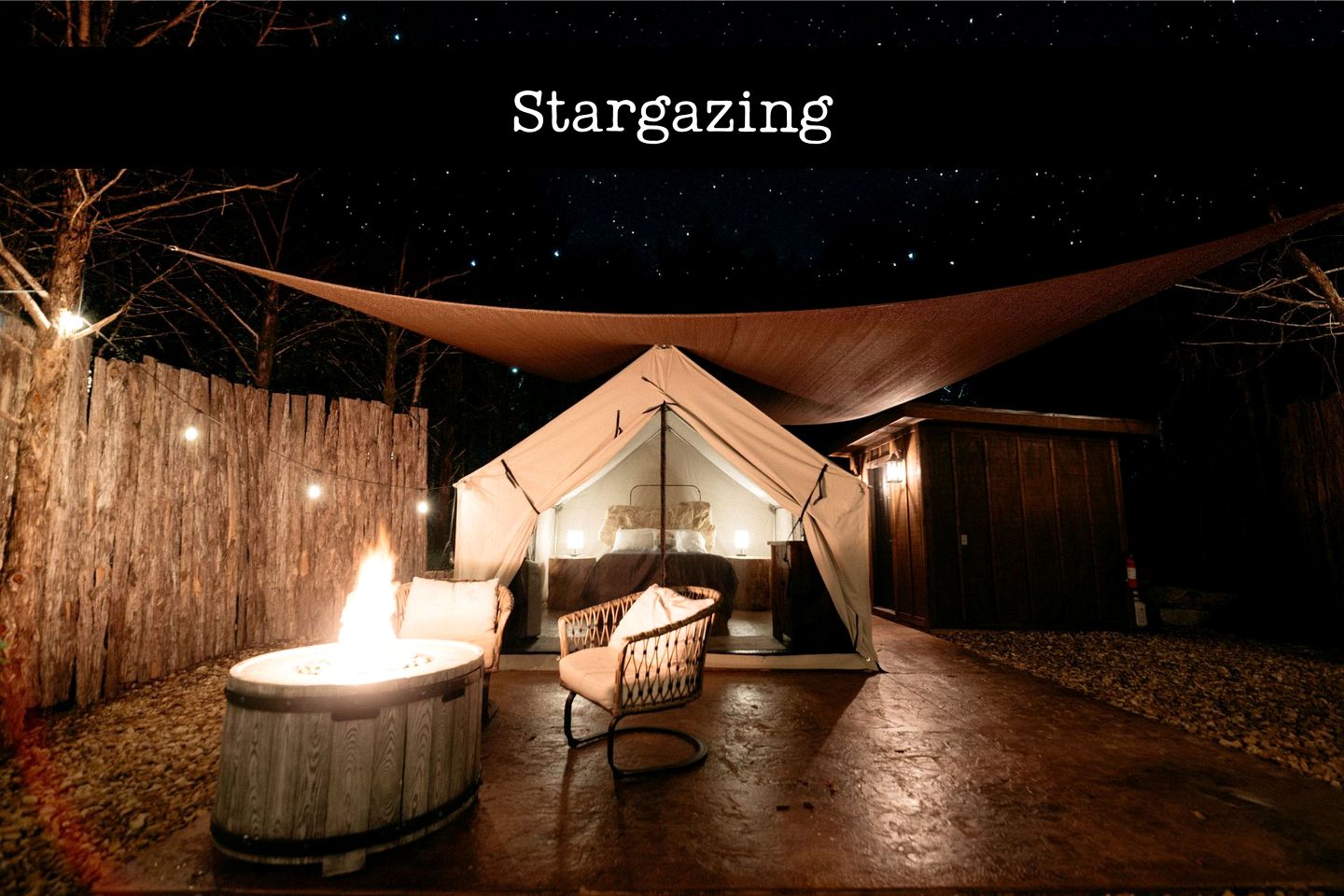 Cozy Safari Tent Perfect for a Glamping Experience in Branson, Missouri