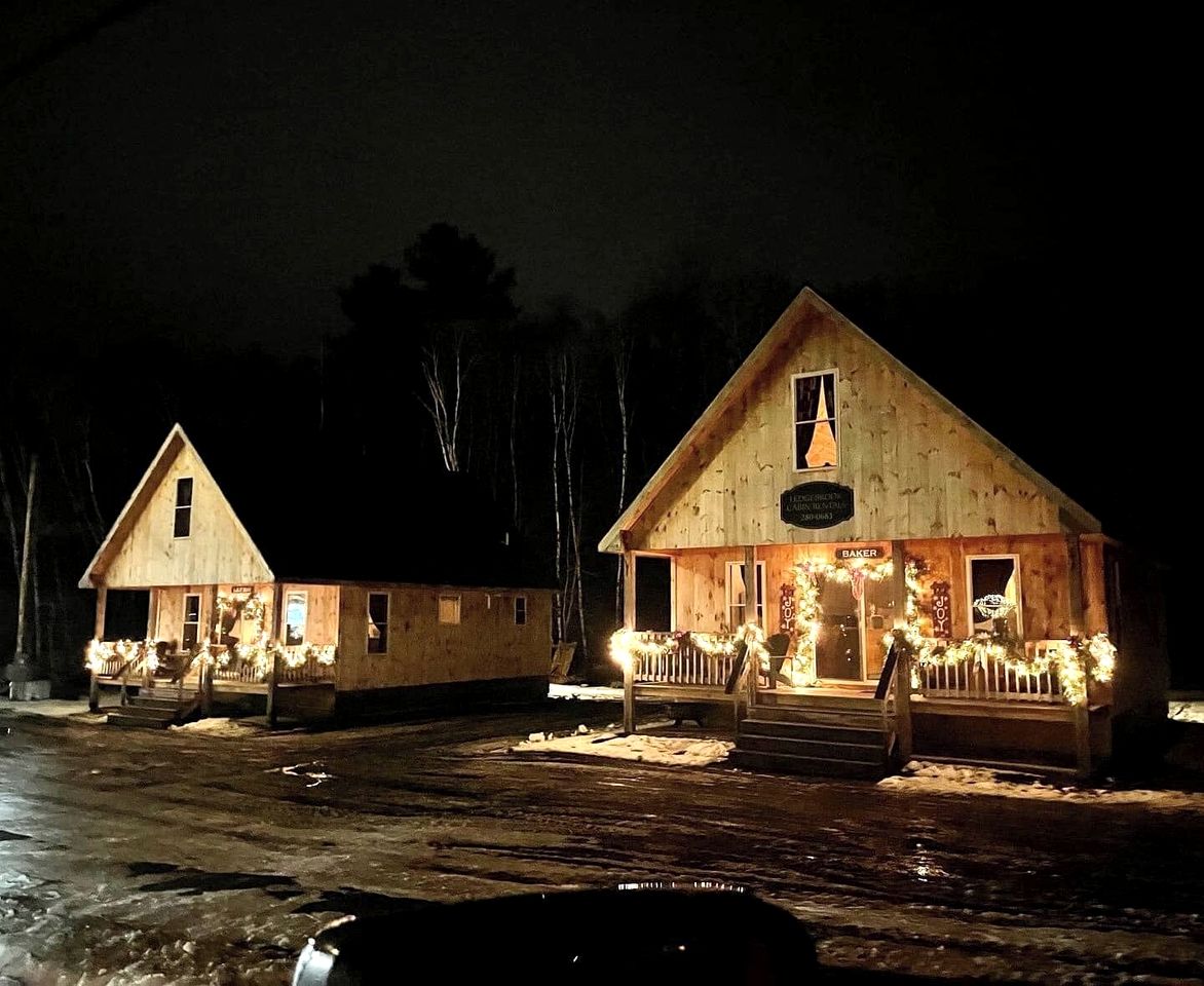 Cozy Secluded Cabin with Fire Pit and Barbecue in Greenville, Maine