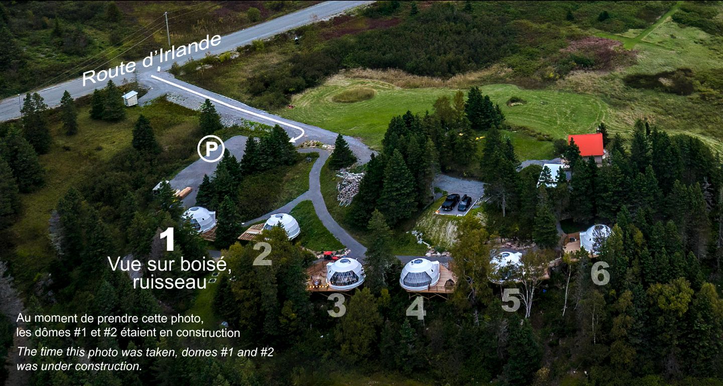 Cozy Secluded Dome in Percé, Quebec