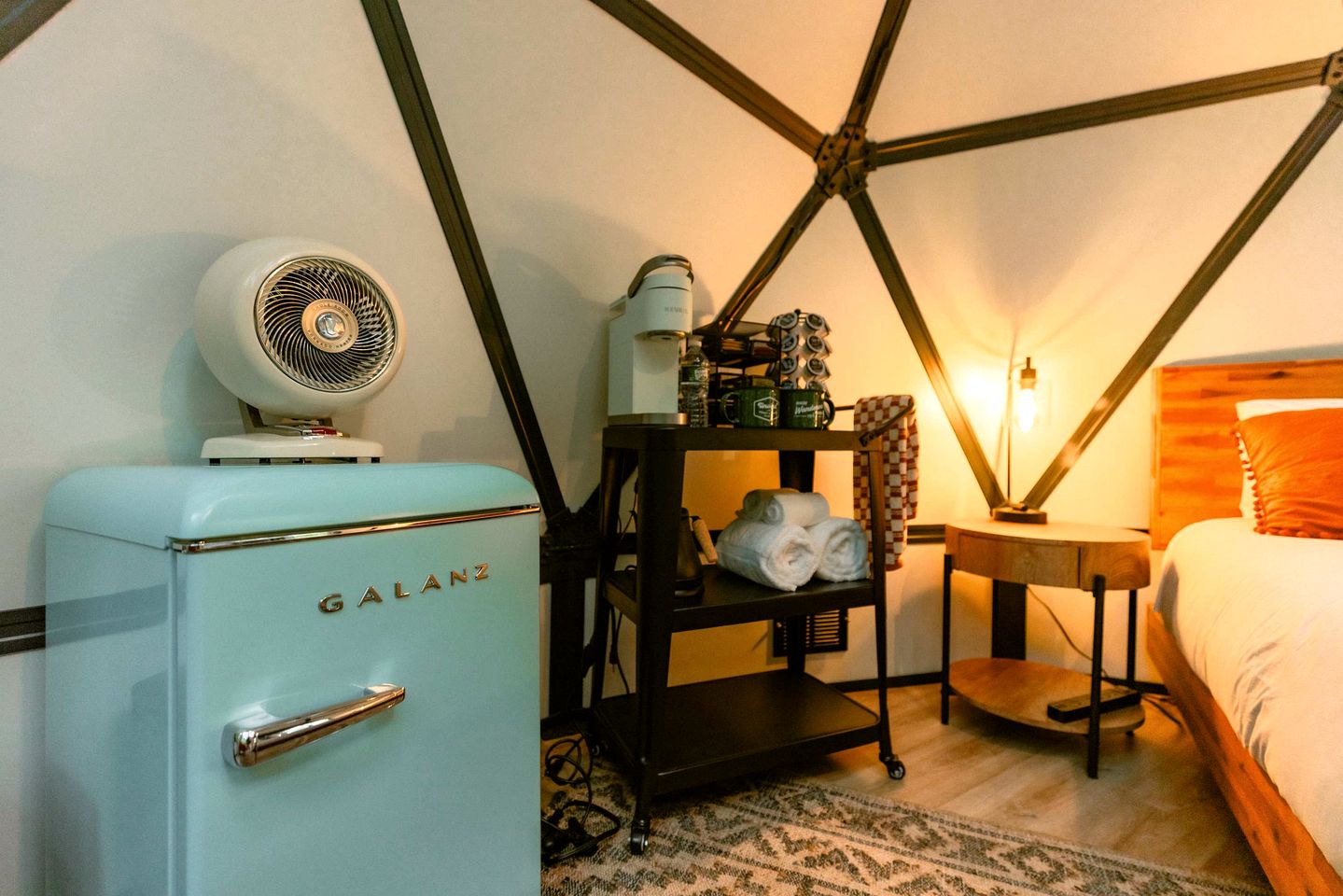 Secluded Glamping Dome with Panoramic Forest Views near Desert of Maine in Freeport, Maine