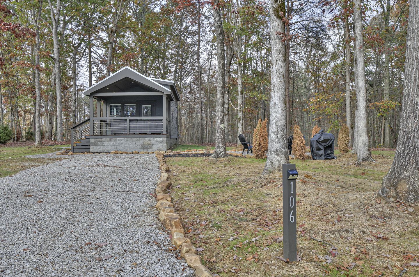 Cozy Wooden Cabin Surrounded by Trees in Monteagle, Tennessee