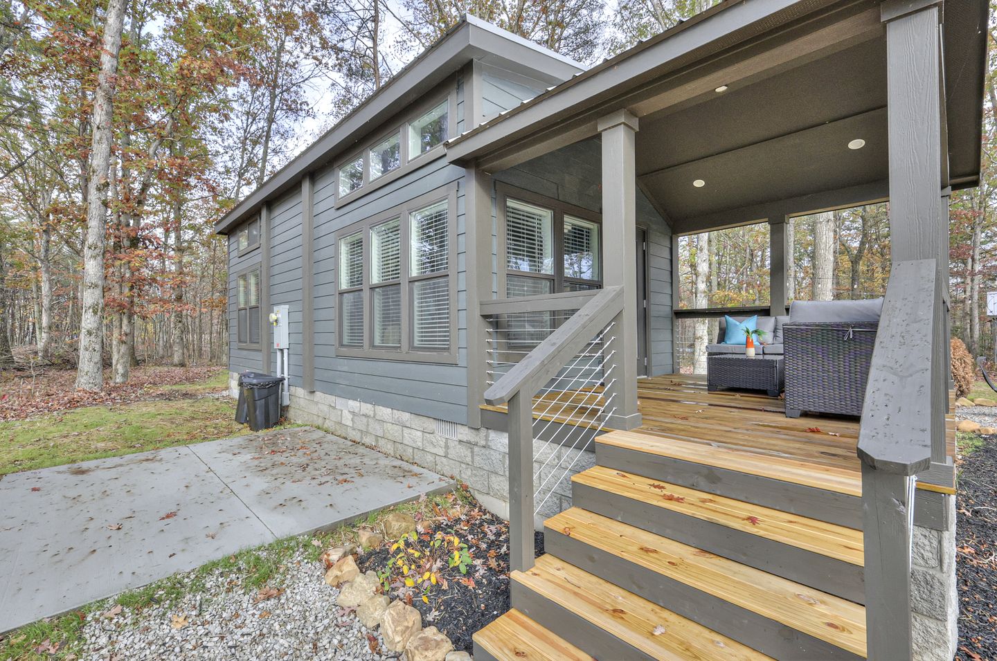 Cozy Wooden Cabin Surrounded by Trees in Monteagle, Tennessee