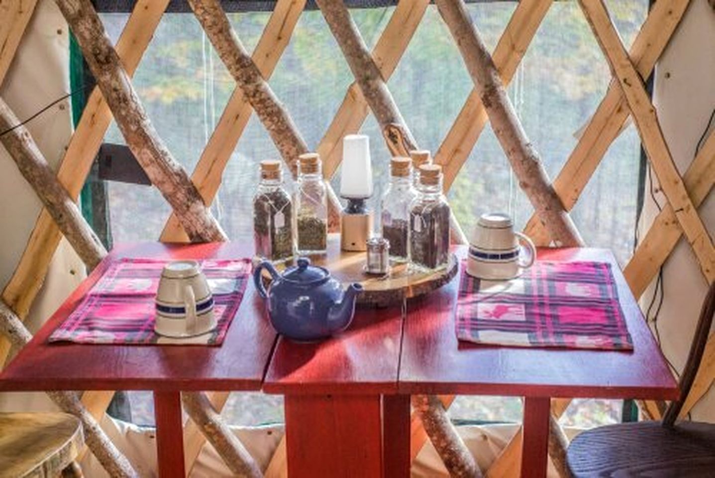 Cozy Yurt in the Peaceful Woods in Chatham, NH