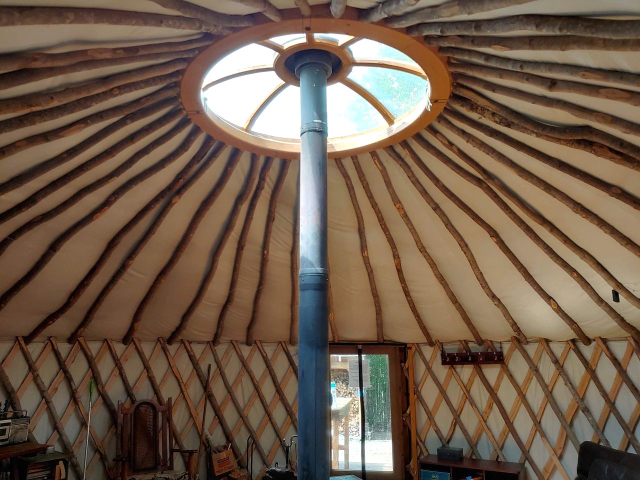 Cozy Yurt in the Peaceful Woods in Chatham, NH
