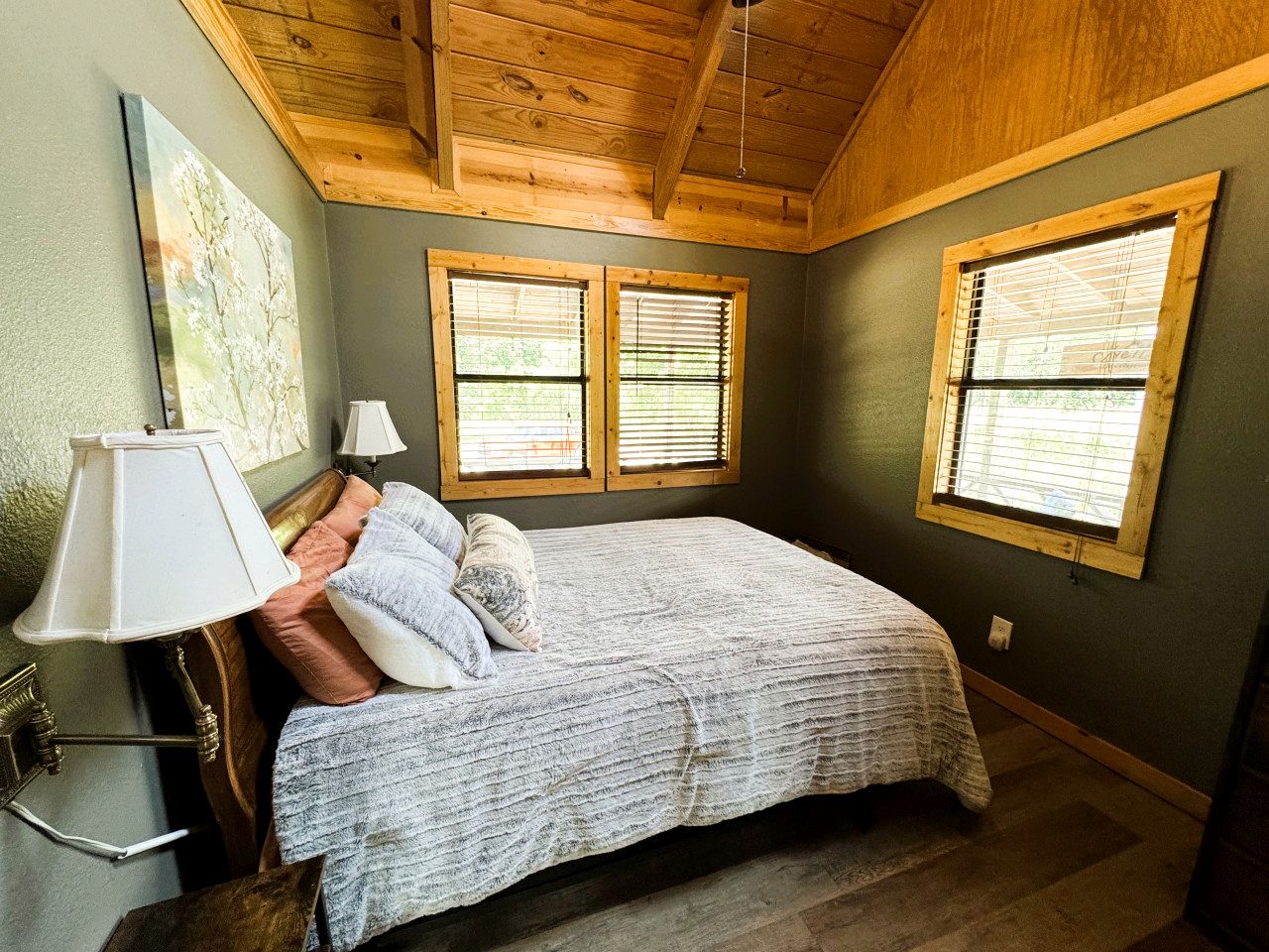 Creek Cabin with Fire Pit Loaded with Kayaks in Arkansas